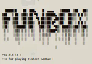 Funbox Gaokao Walkthrough - Vulnhub - Writeup