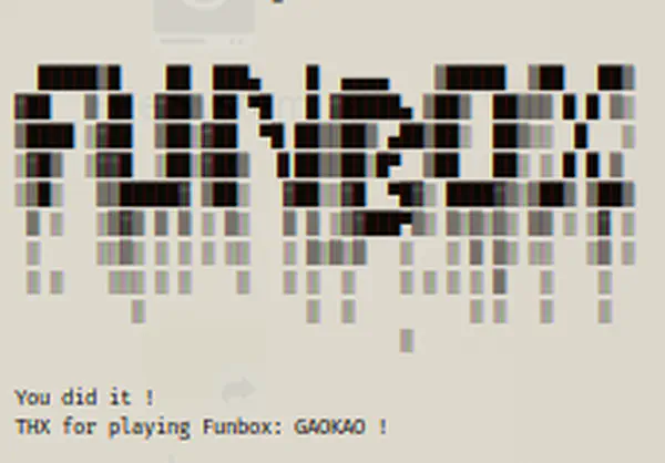 Funbox Gaokao Walkthrough - Vulnhub - Writeup