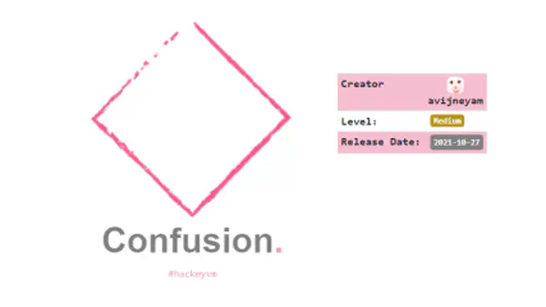 Confusion - Writeup - HackMyVM - Walkthrough