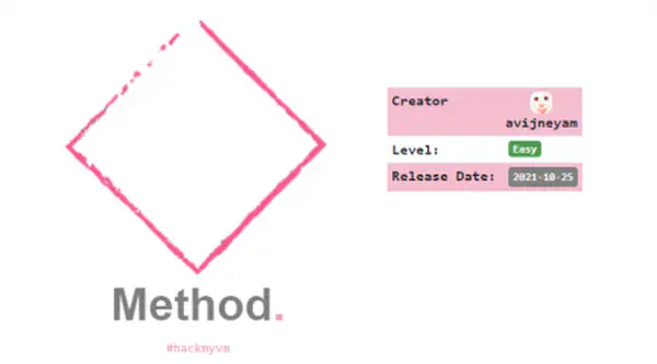 Method - Writeup - HackMyVM - Walkthrough