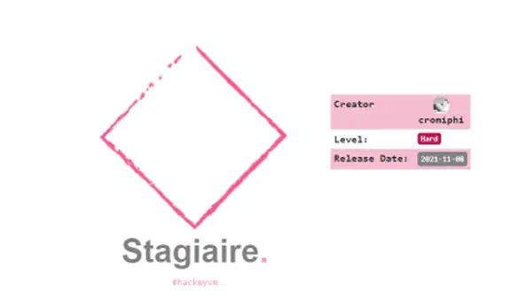 Stagiaire - Writeup - HackMyVM - Walkthrough