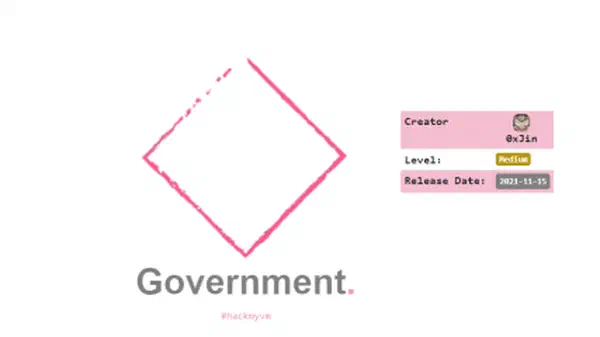 Walkthrough - Government - HackMyVM - Writeup