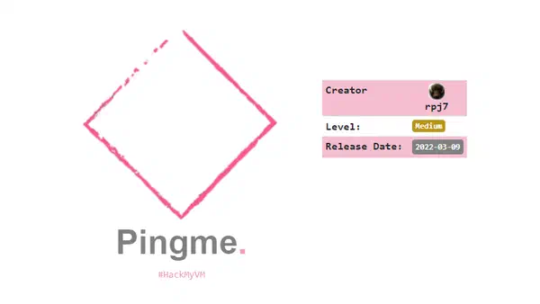 Pingme Writeup from HackMyVM - Walkthrough