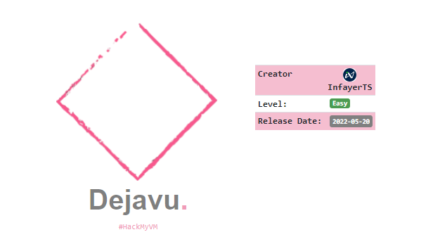 Writeup - HackMyVM's Dejavu Walkthrough