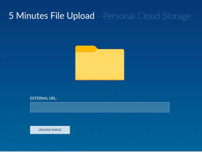 A UI for uploading image link