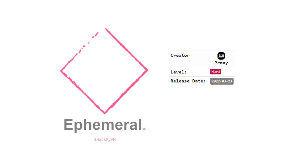 Ephemeral Walkthrough from HackMyVM - Writeup