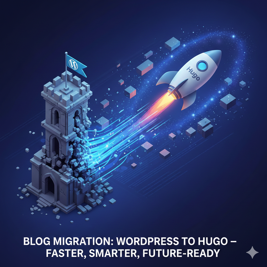 Moving from WordPress to a Static Site: Why I Chose Hugo for Speed, SEO, and $0 Hosting