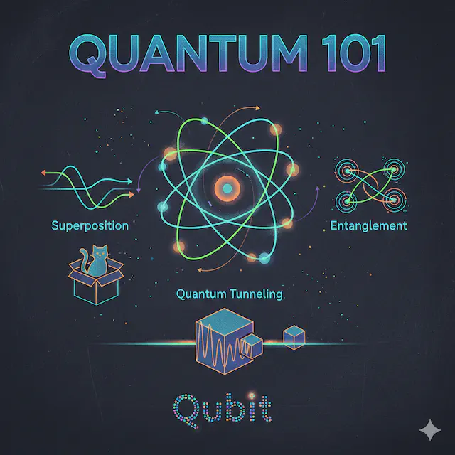 AI Generated Cover Image for Quantum 101 Blog Post